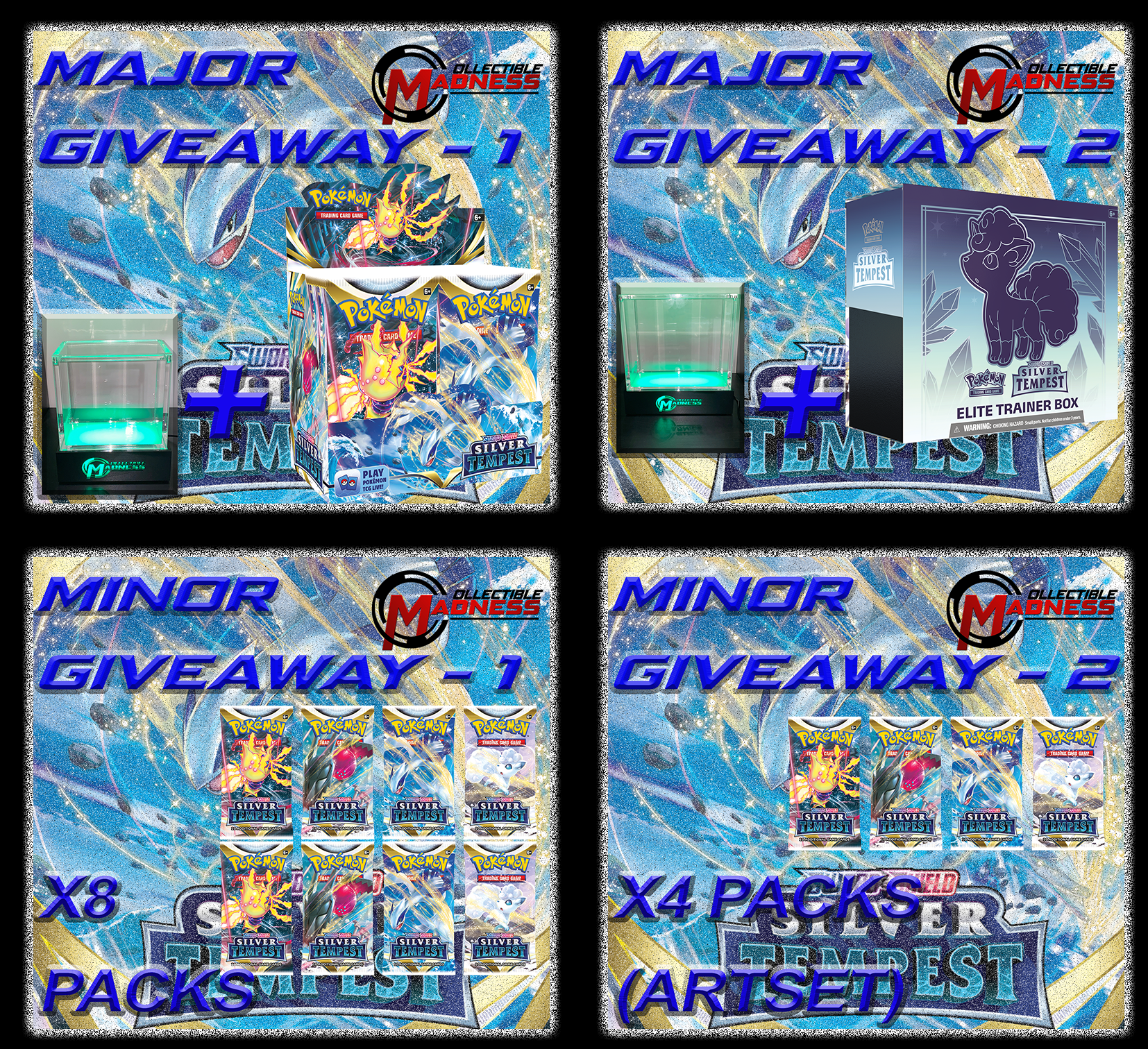 Pokemon TCG Silver Tempest Giveaway Winners Announced