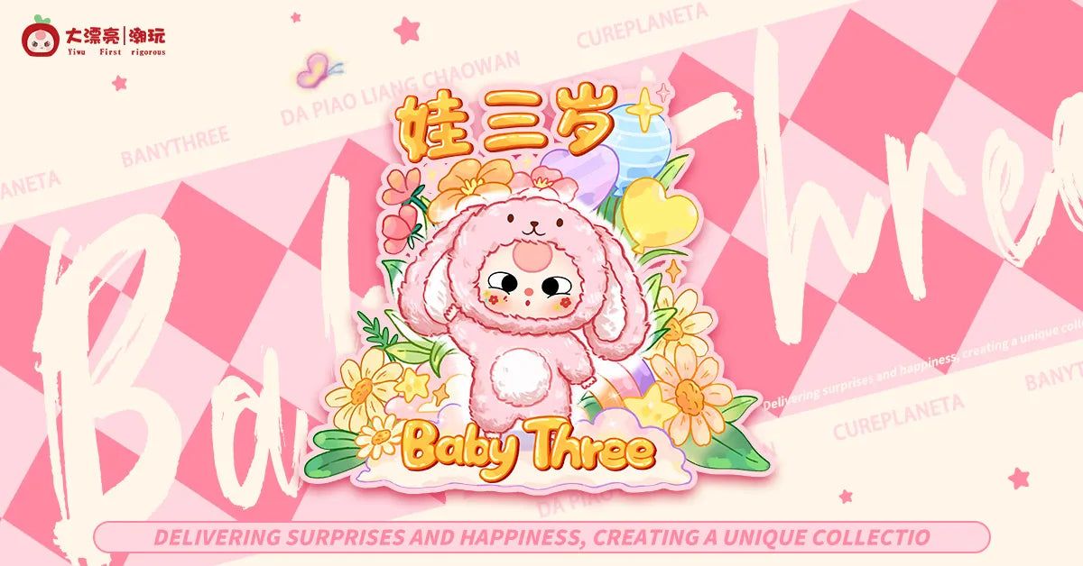 Baby Three by Cureplaneta | Cute Plush Blind Box Collectibles