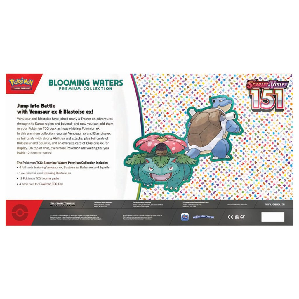 **DAMAGED** Pokemon - TCG - Scarlet & Violet 151 Blooming Waters Premium Collection
