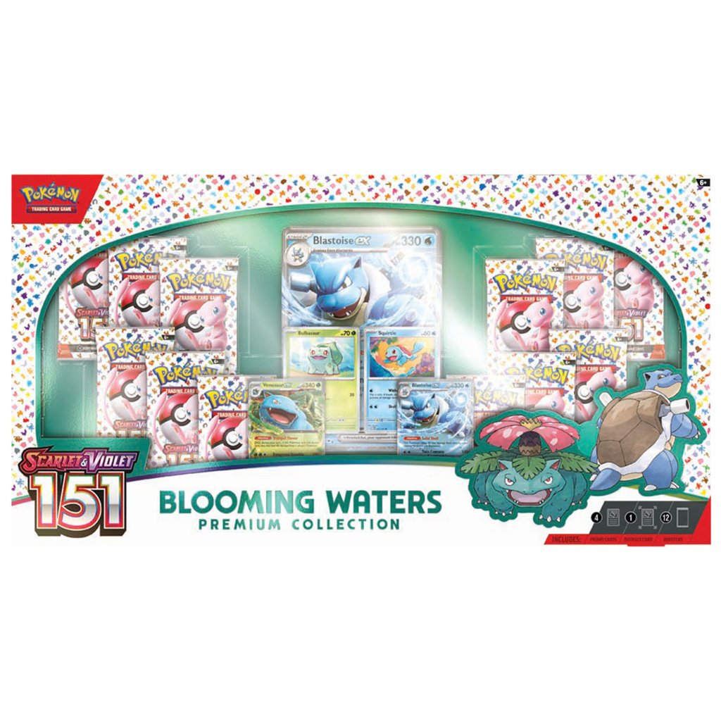 **DAMAGED** Pokemon - TCG - Scarlet & Violet 151 Blooming Waters Premium Collection
