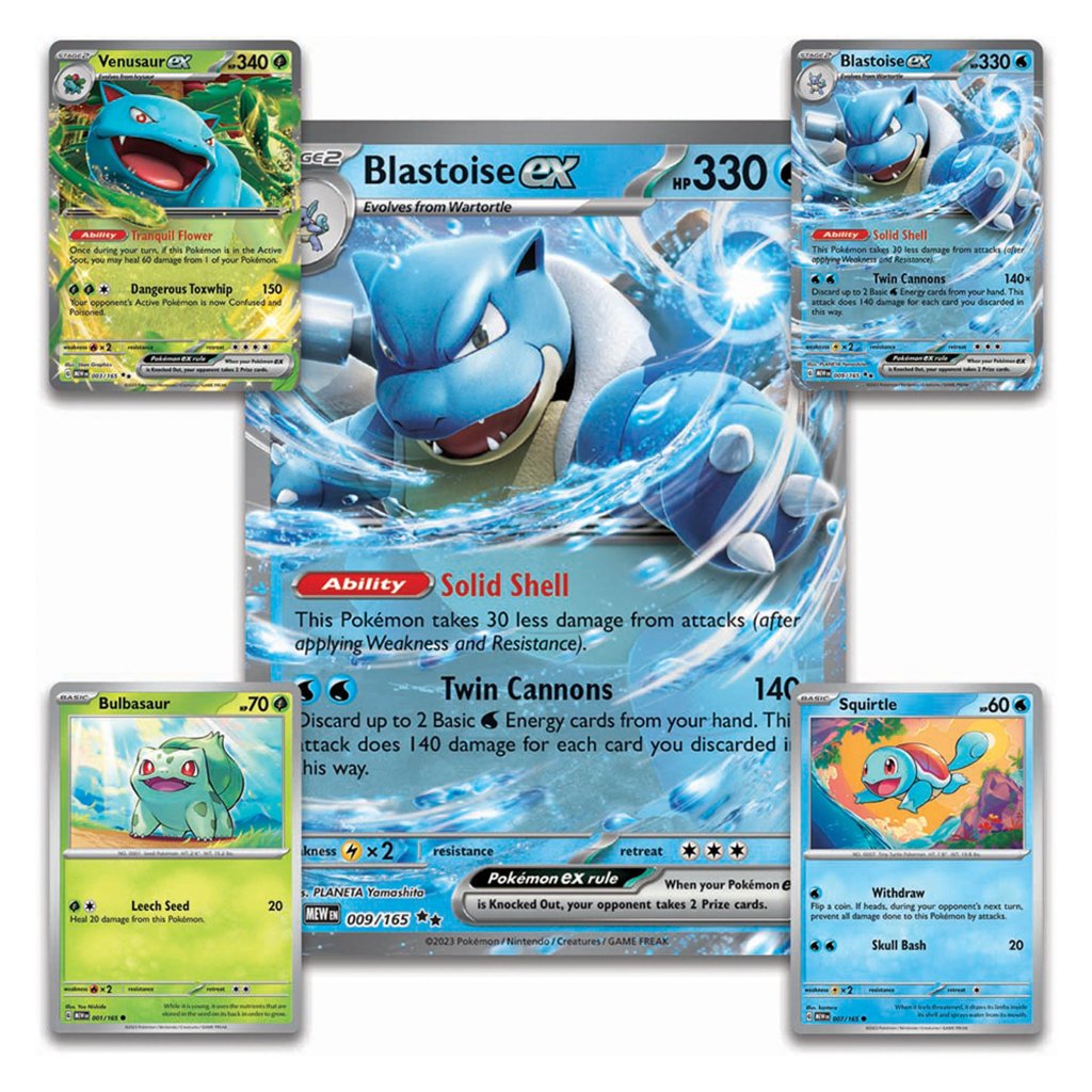 **DAMAGED** Pokemon - TCG - Scarlet & Violet 151 Blooming Waters Premium Collection
