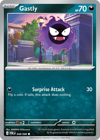 048/088 Gastly - Common Reverse Holo
