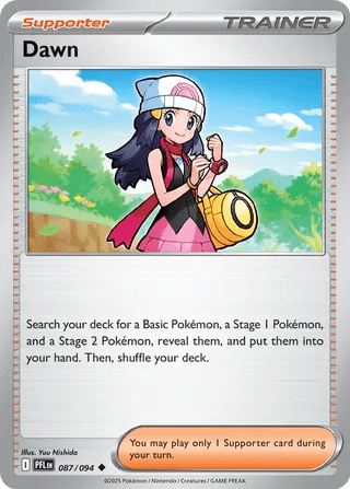 087/094 Dawn - Uncommon Reverse Holo
