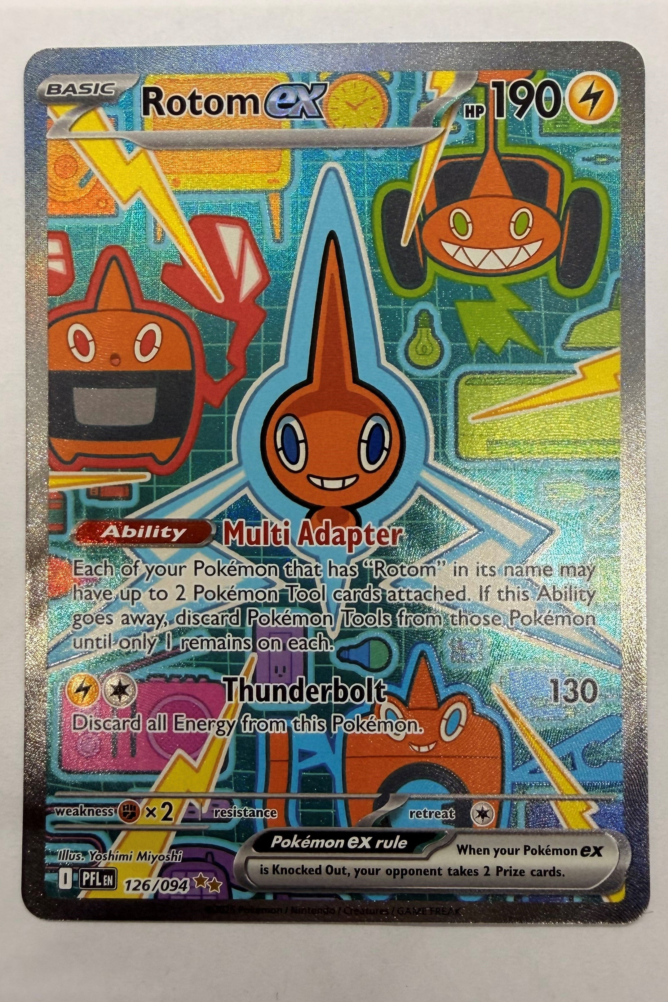 126/094 Rotom ex - Special Illustration Rare NM