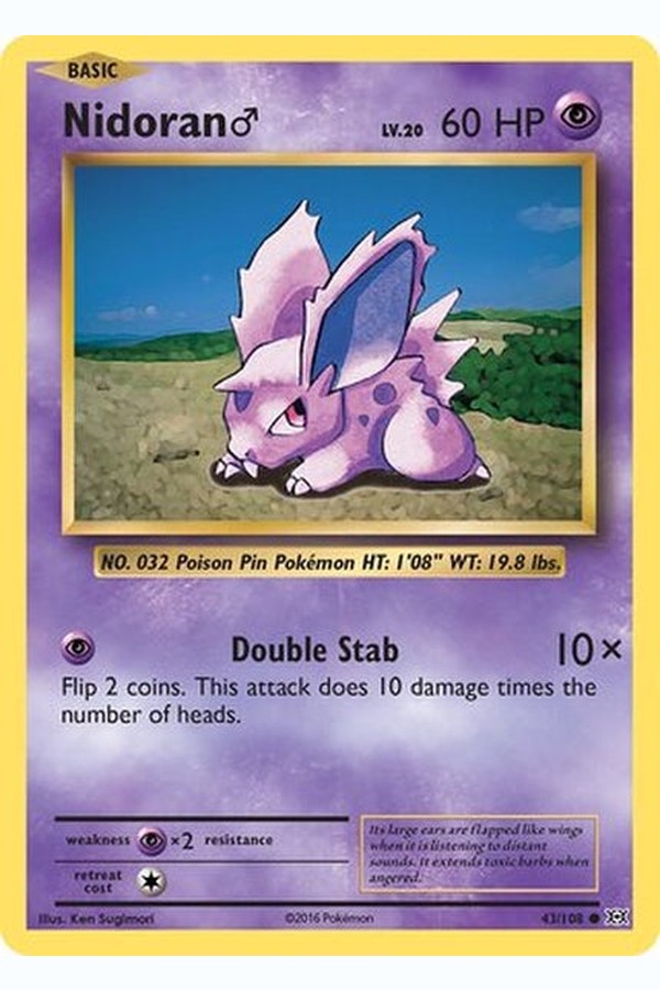 043/108 Nidoran ‚ôÇ - Common