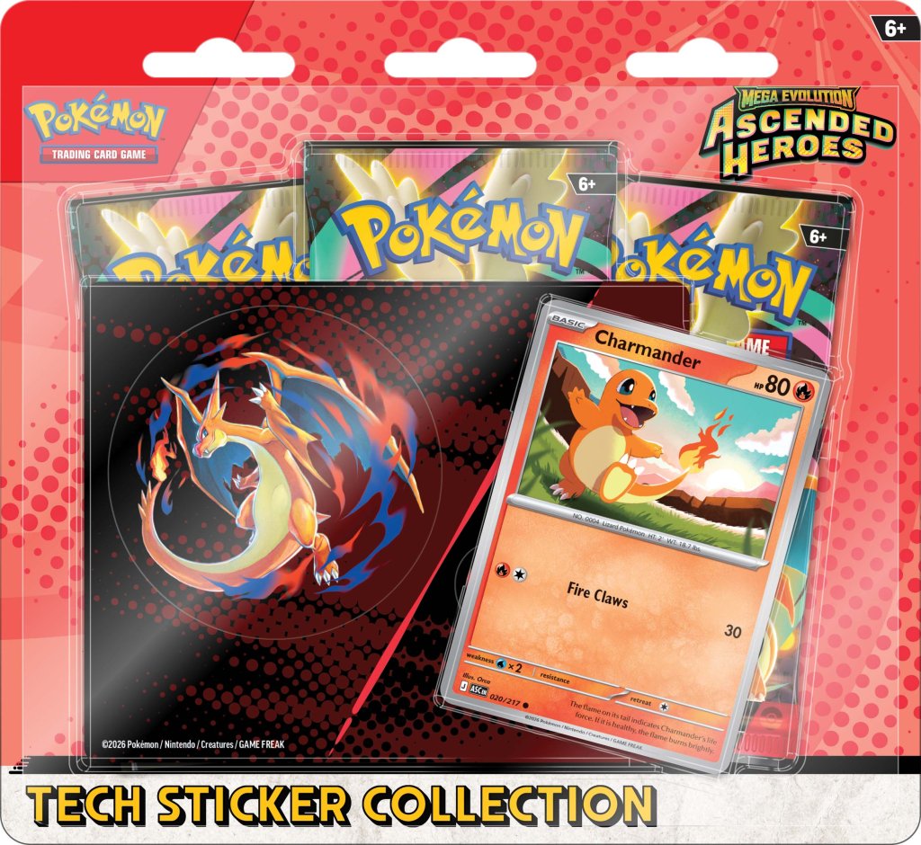 Pokemon - TCG - Ascended Heroes Tech Sticker Collection