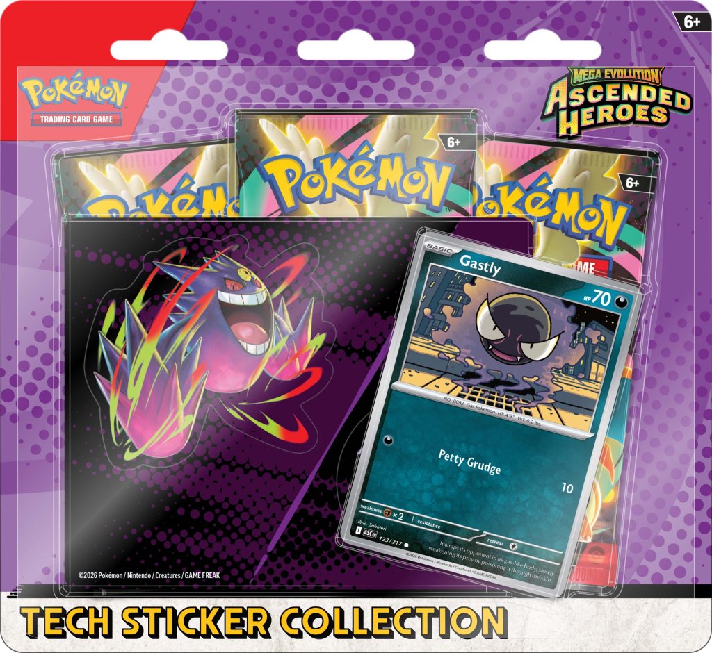 Pokemon - TCG - Ascended Heroes Tech Sticker Collection
