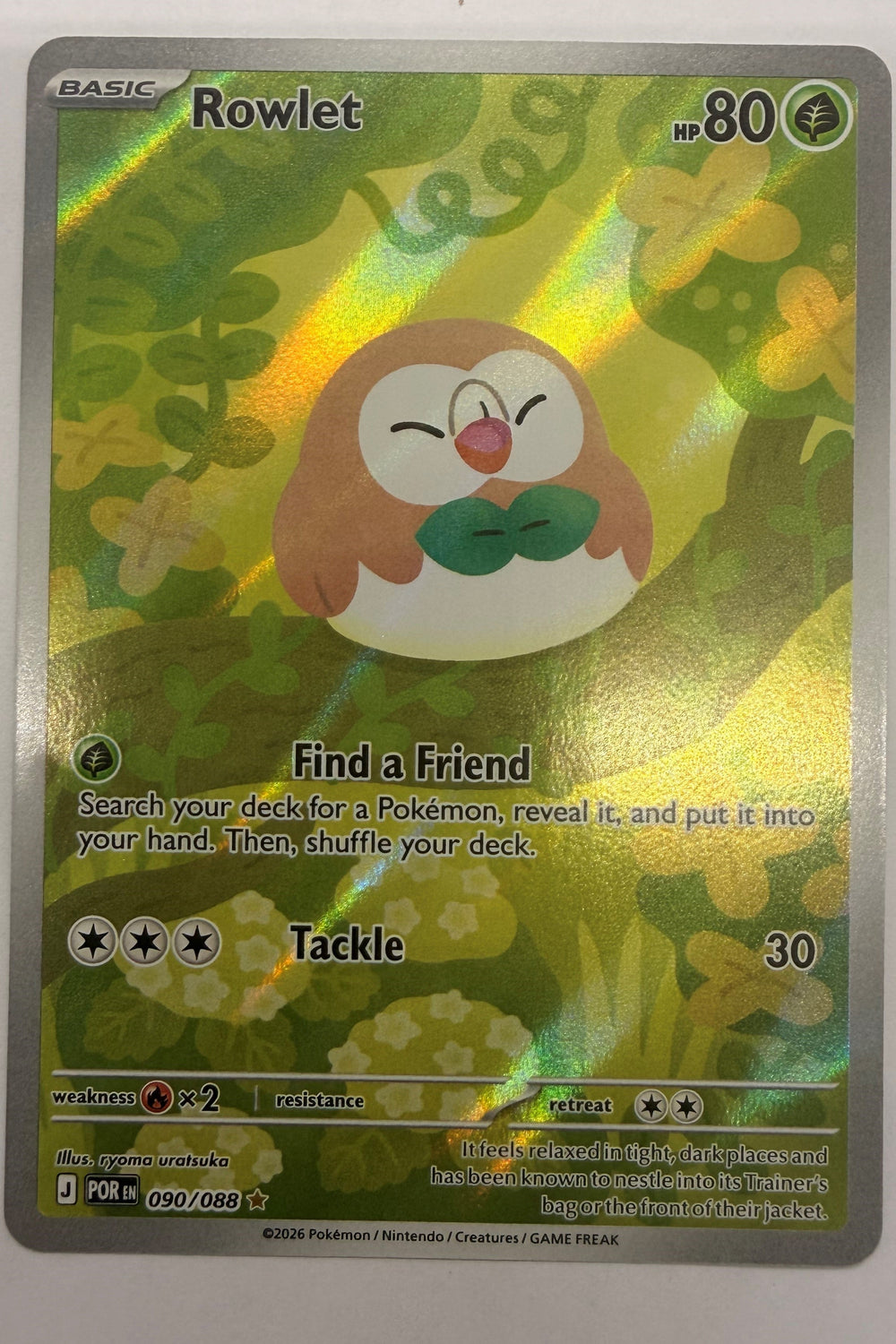 090/088 Rowlet - Illustration Rare