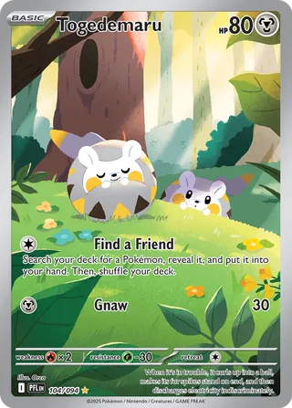 104/094 Togedemaru - Illustration Rare