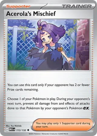 113/132 Acerola's Mischief - Uncommon Reverse Holo