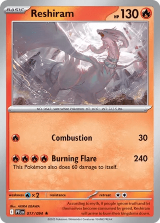 017/094 Reshiram - Rare Holo