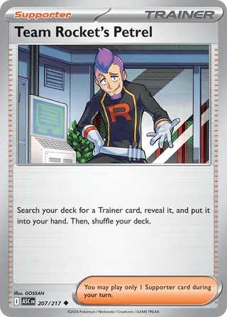 207/217 Team Rocket's Petrel - Uncommon