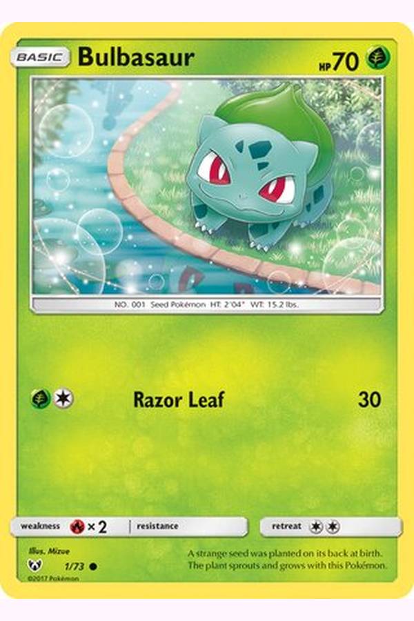 01/73 Bulbasaur - Common Reverse Holo