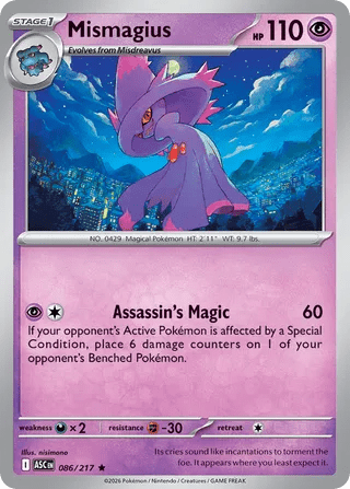 086/217 Mismagius - Rare Holo