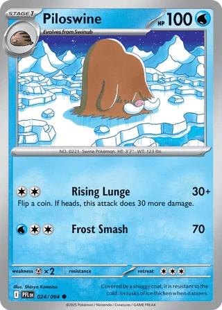 024/094 Piloswine - Common Reverse Holo
