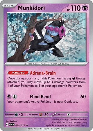 099/217 Munkidori - Rare Reverse Holo