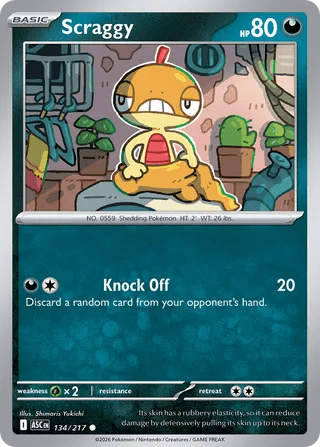 134/217 Scraggy - Common