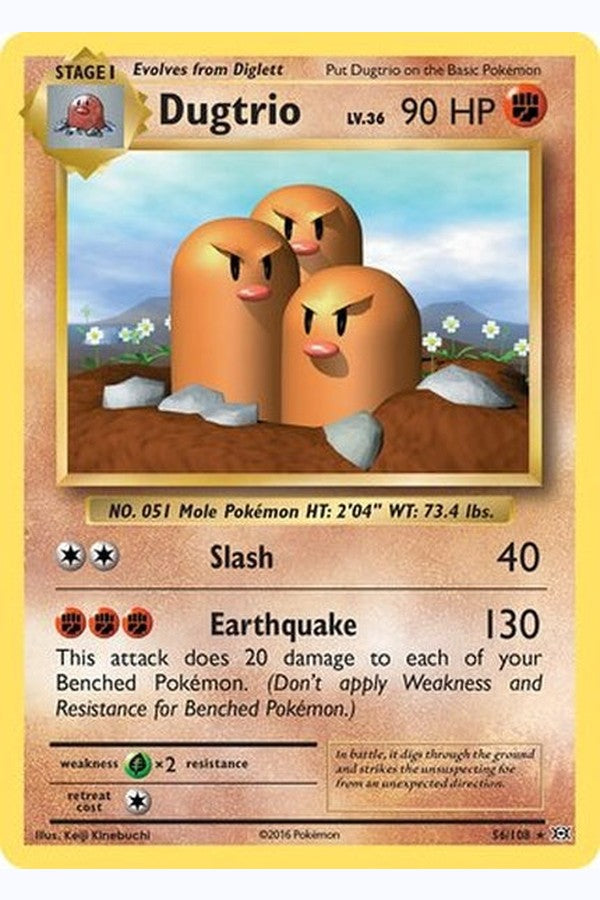 056/108 Dugtrio - Rare