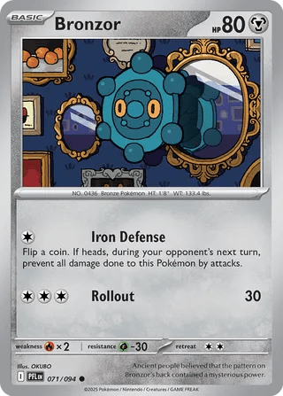071/094 Bronzor - Common Reverse Holo