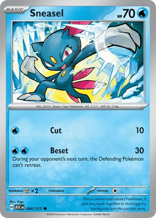044/217 Sneasel - Common