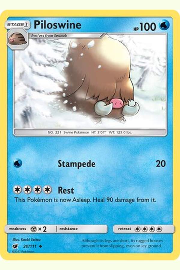 020/111 Piloswine - Uncommon