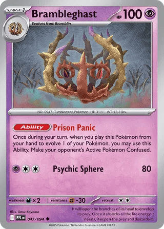 047/094 Brambleghast - Uncommon Reverse Holo