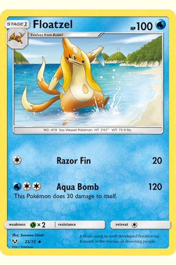 23/73 Floatzel - Uncommon