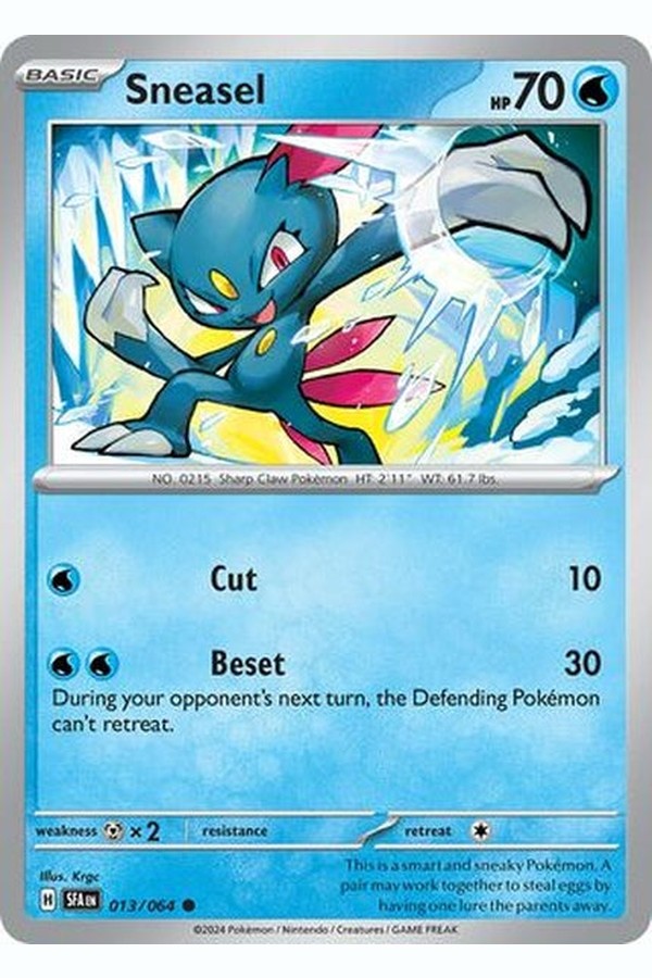 013/064 Sneasel - Common Reverse Holo