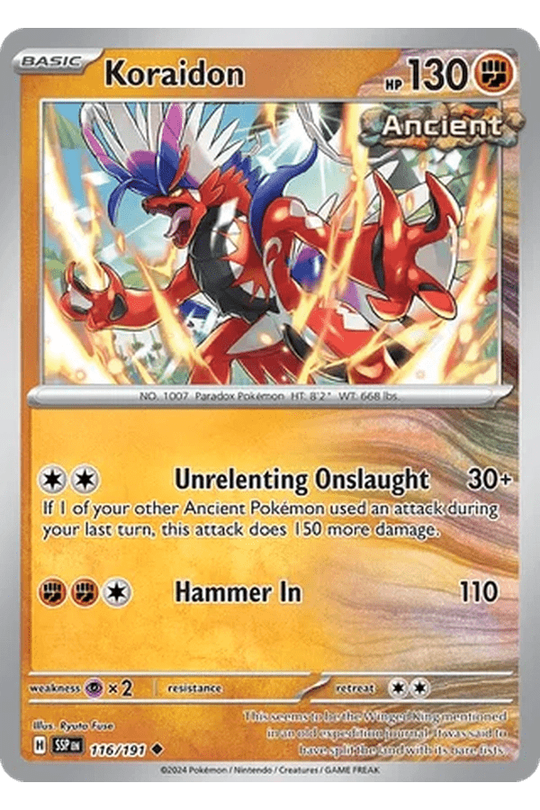 116/191 Koraidon - Uncommon