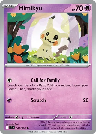 042/094 Mimikyu - Common Reverse Holo