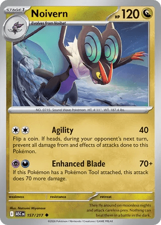 157/217 Noivern - Uncommon Reverse Holo