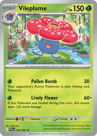 003/094 Vileplume - Rare Holo