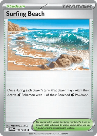 129/132 Surfing Beach - Uncommon