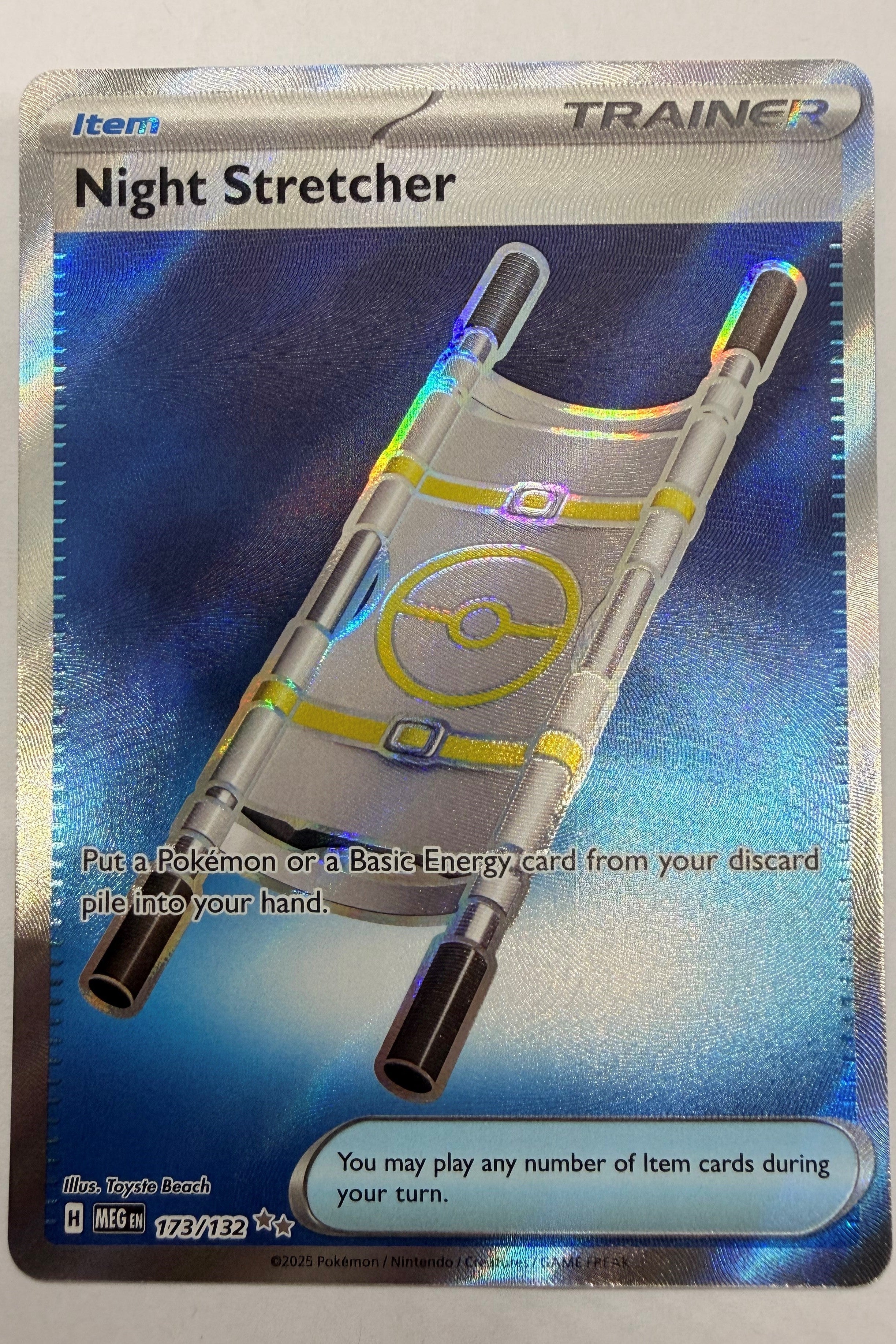 Night Stretcher 173/132 Ultra Rare Mega Evolution NM