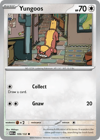 109/132 Yungoos - Common Reverse Holo