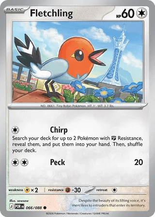 066/088 Fletchling - Common