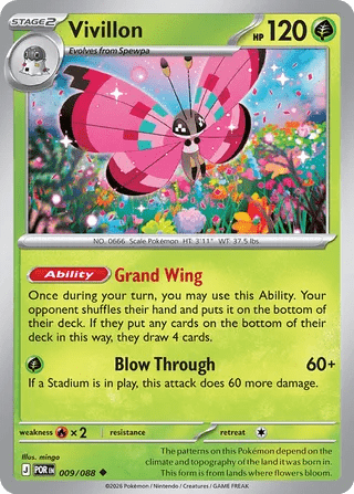 009/088 Vivillon - Uncommon
