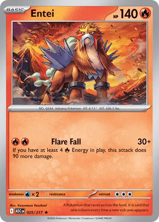 025/217 Entei - Rare Holo