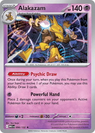056/132 Alakazam - Rare