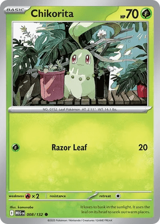 008/132 Chikorita - Common