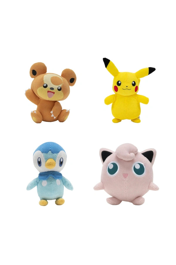 Pokemon Plush Select Corduroy Assortment 8"