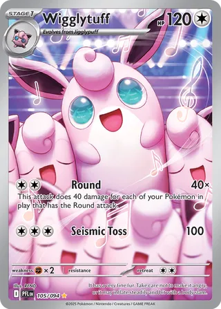 105/094 Wigglytuff - Illustration Rare