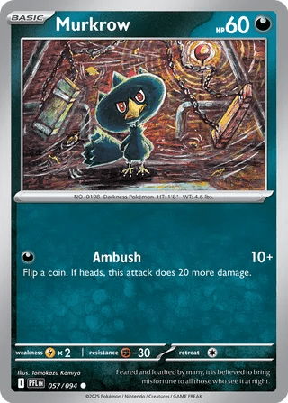 057/094 Murkrow - Common Reverse Holo