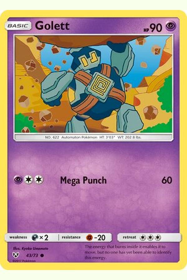 43/73 Golett - Common Reverse Holo