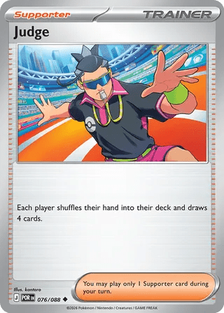 076/088 Judge - Uncommon Reverse Holo