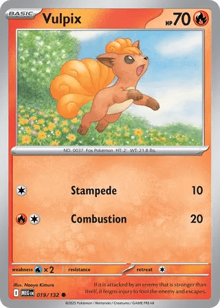 019/132 Vulpix - Common