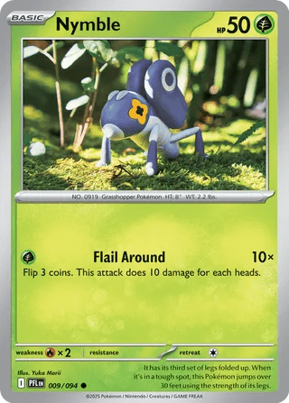 009/094 Nymble - Common Reverse Holo