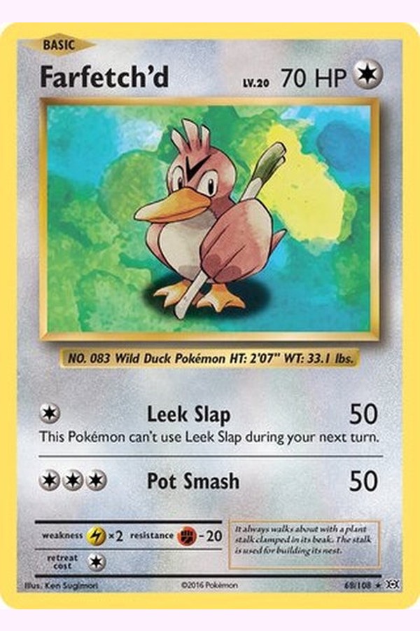 068/108 Farfetch'd - Rare