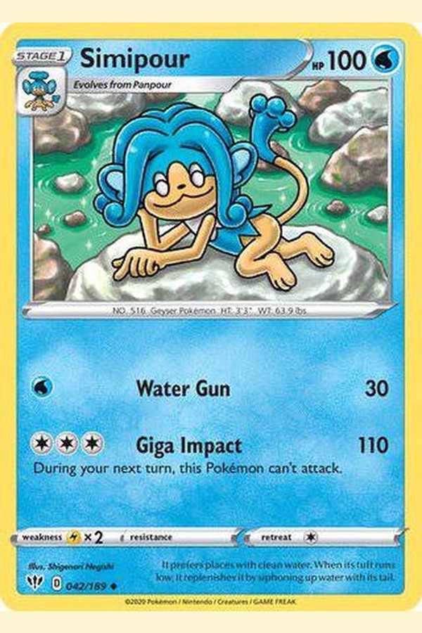 042/189 Simipour - Uncommon - Collectible Madness