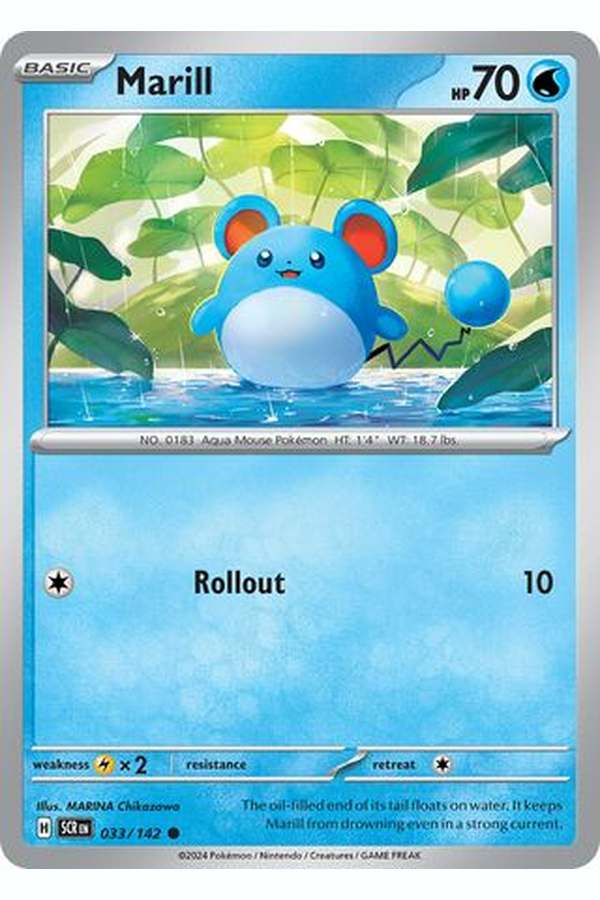 033/142 Marill - Common